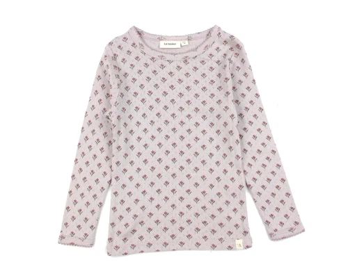 Lil Atelier violet ice blomstret bluse